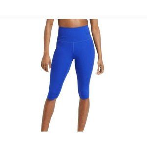 NEW Ultra High Rise Sculpt Capri Leggings Blue All In Motion Pockets NWT